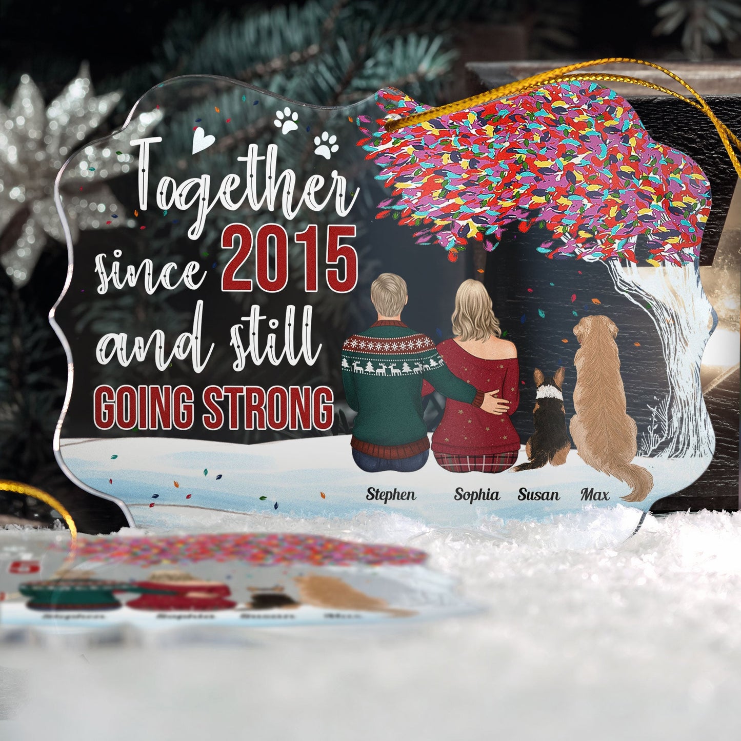 Together & Still Going Strong - Personalized Acrylic Ornament