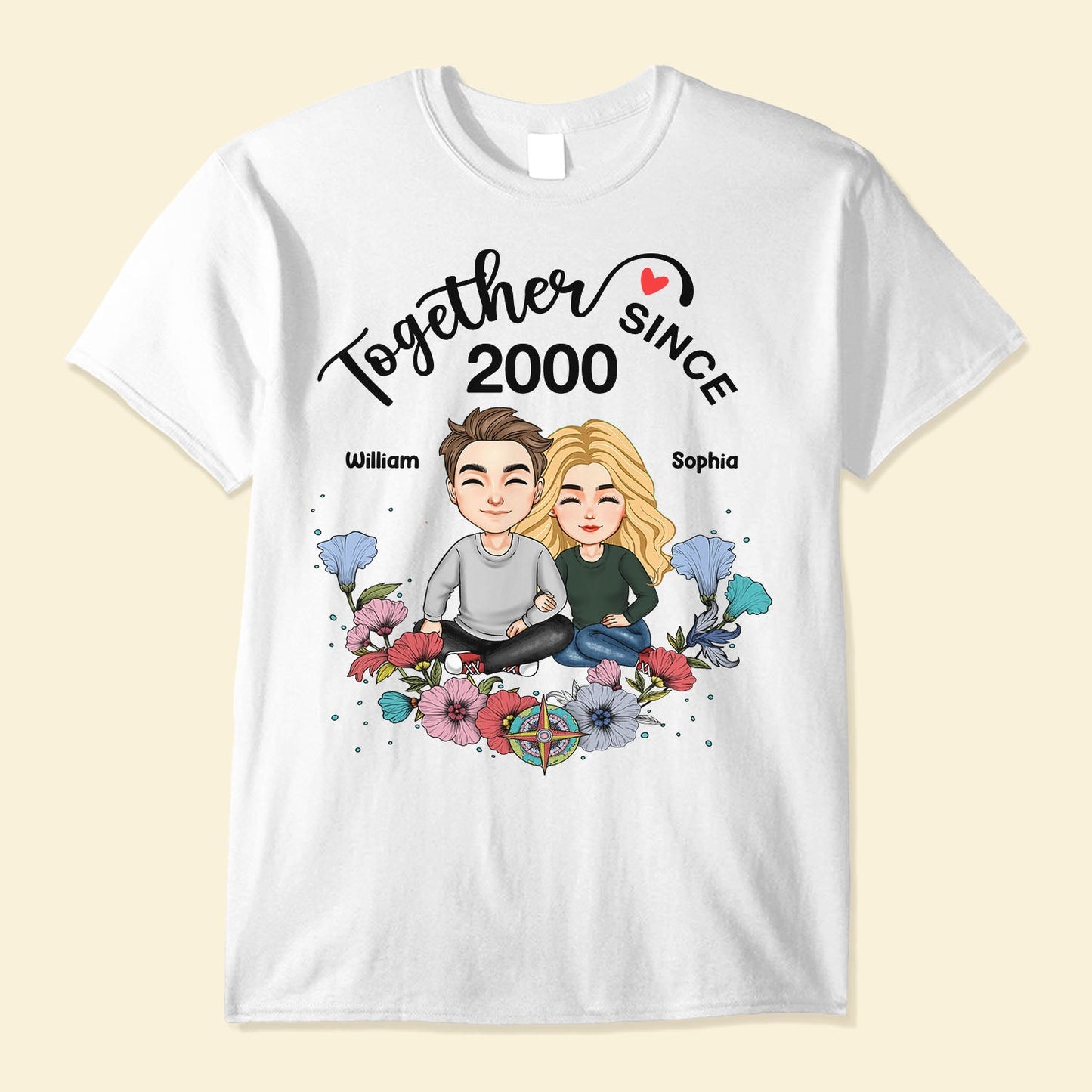 Together Since - Personalized Shirt - New Version
