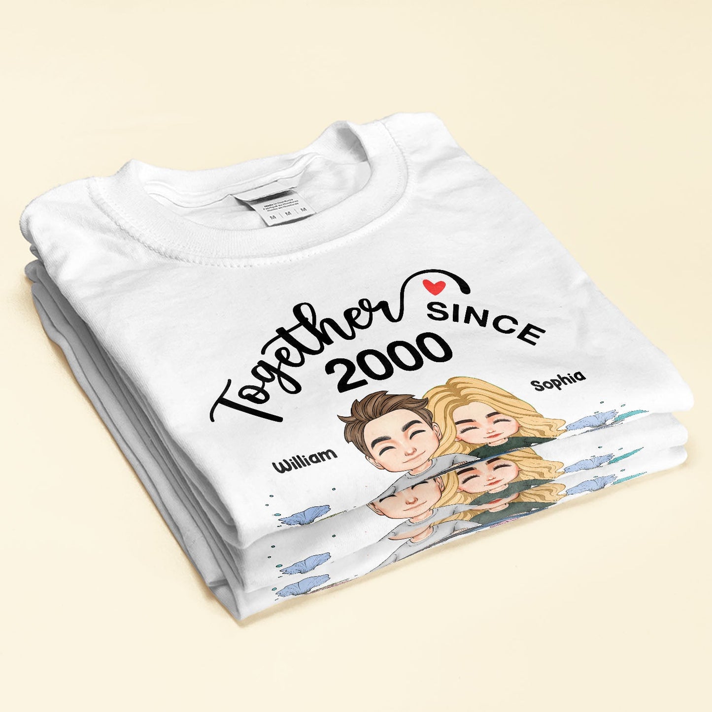 Together Since - Personalized Shirt - New Version
