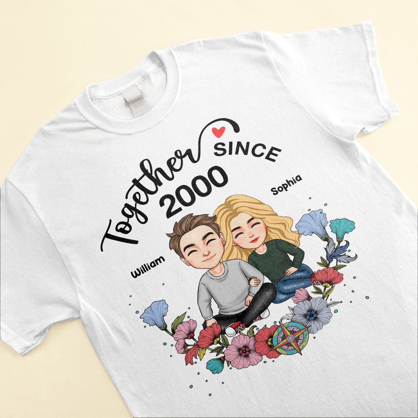 Together Since - Personalized Shirt - New Version
