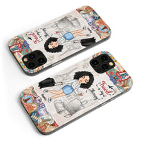 Travel Is My Therapy - Personalized Clear Phone Case