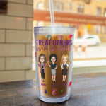 Treat Others With Kindness - Personalized Acrylic Tumbler With Straw