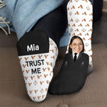 Trust Me I'm A Lawyer - Personalized Photo Crew Socks