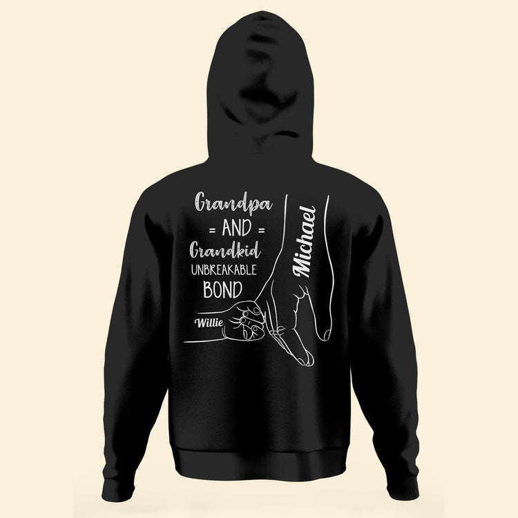 Unbreakable Bond Between Grandma And Grandkids - Personalized Shirt - Birthday, Loving Gift For Grandma, Grandpa & Grandkids