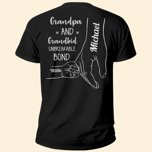 Unbreakable Bond Between Grandma And Grandkids - Personalized Shirt - Birthday, Loving Gift For Grandma, Grandpa & Grandkids