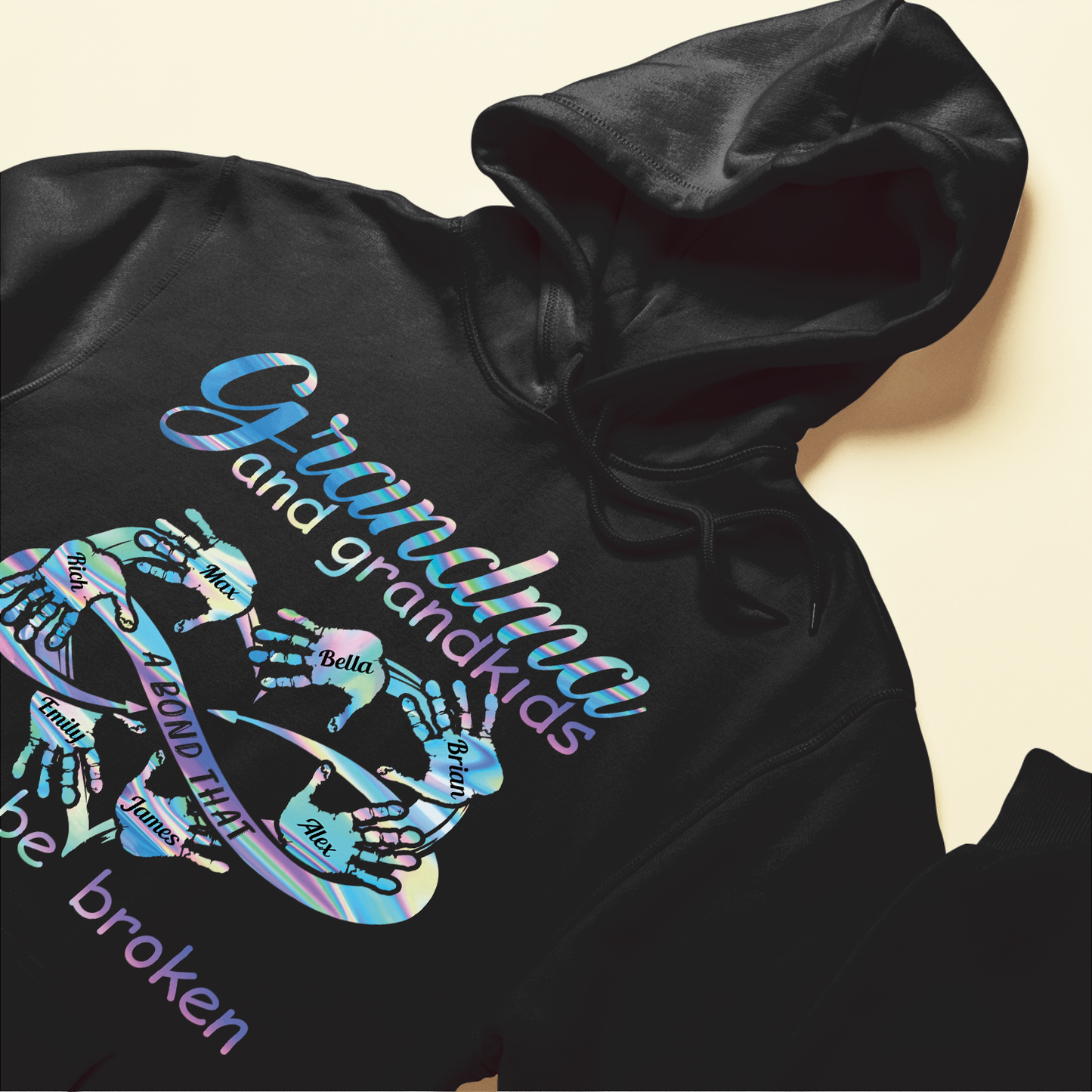 Unbreakable Bond Between Grandma & Grandkids - Personalized Shirt - Birthday, Loving Gift For Grandma, Mimi, Nana