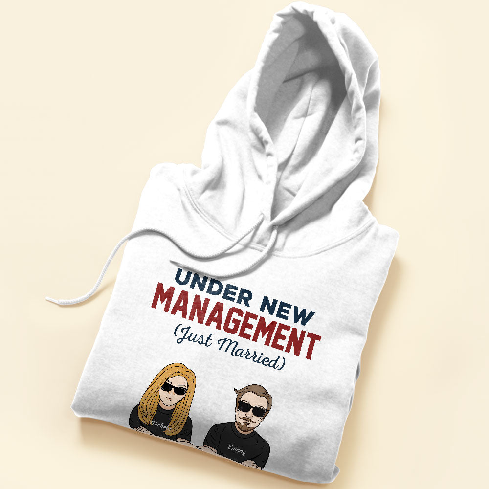 Under-New-Management-Just-Married-Family-Custom-Shirt-Gift-For-Couple