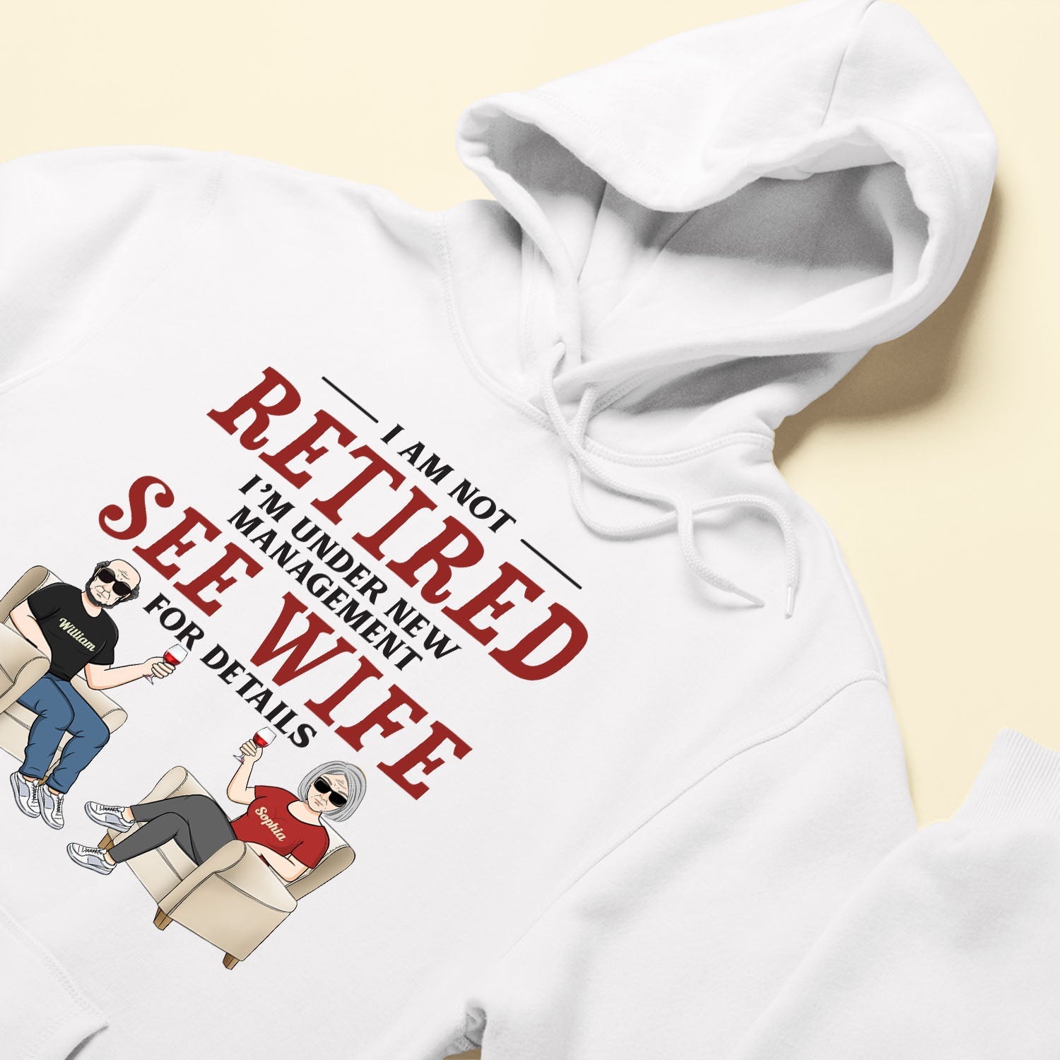 Under New Management See Wife For Details - Personalized Shirt - Anniversary, Birthday, Father's day Gift For Father, Husband, Papa, Dad, Daddy
