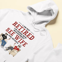 Under New Management See Wife For Details - Personalized Shirt - Anniversary, Birthday, Father's day Gift For Father, Husband, Papa, Dad, Daddy