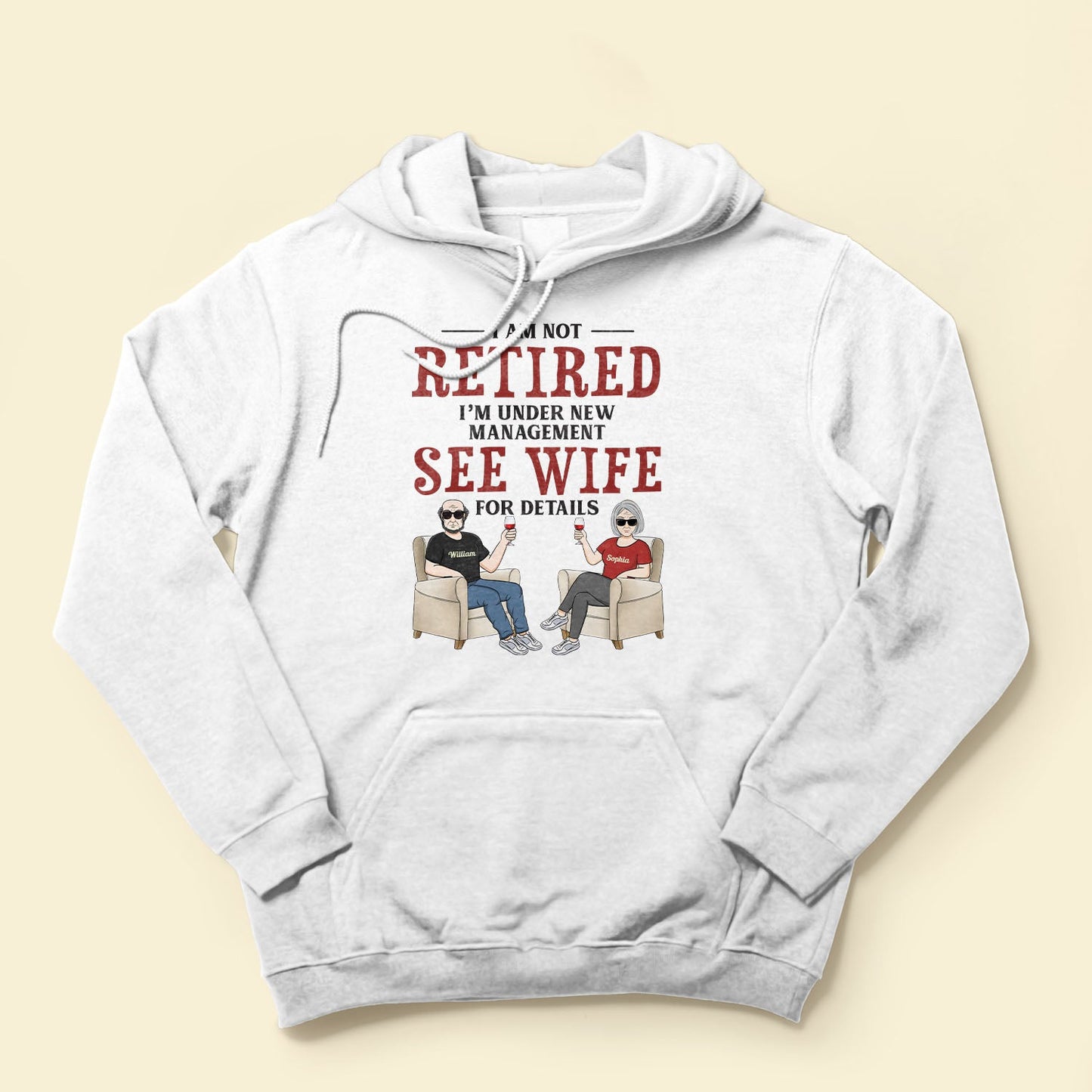 Under New Management See Wife For Details - Personalized Shirt - Anniversary, Birthday, Father's day Gift For Father, Husband, Papa, Dad, Daddy