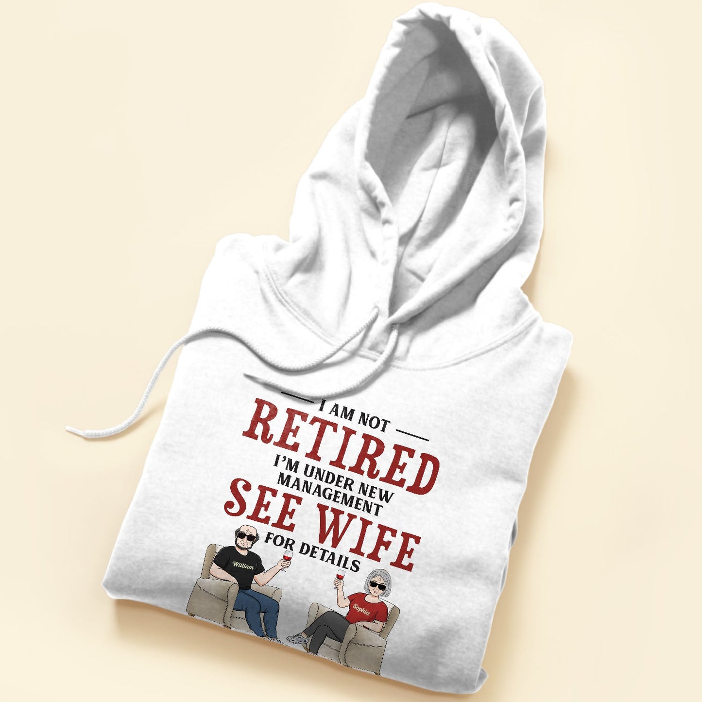 Under New Management See Wife For Details - Personalized Shirt - Anniversary, Birthday, Father's day Gift For Father, Husband, Papa, Dad, Daddy