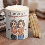 Until We Are Old And Senile - Personalized Scented Candle With Wooden Lid