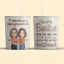 Until We Are Old And Senile - Personalized Scented Candle With Wooden Lid