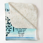 Until We Meet Again - Personalized Memory Blanket