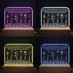 Walk Within A Garden Forever - Personalized 3D LED Light Wooden Base