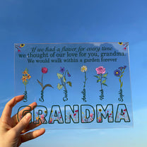 Walk Within A Garden Forever - Personalized Acrylic Plaque