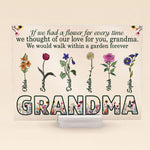 Walk Within A Garden Forever - Personalized Acrylic Plaque