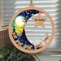 Walking Cats - Personalized Suncatcher Ornament