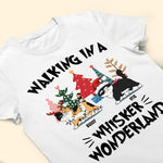 Walking In A Whisker Wonderland - Personalized Shirt