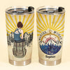 Wander Woman - Personalized Tumbler Cup - Gift For Camper, Hiker, Outdoor Enthusiast