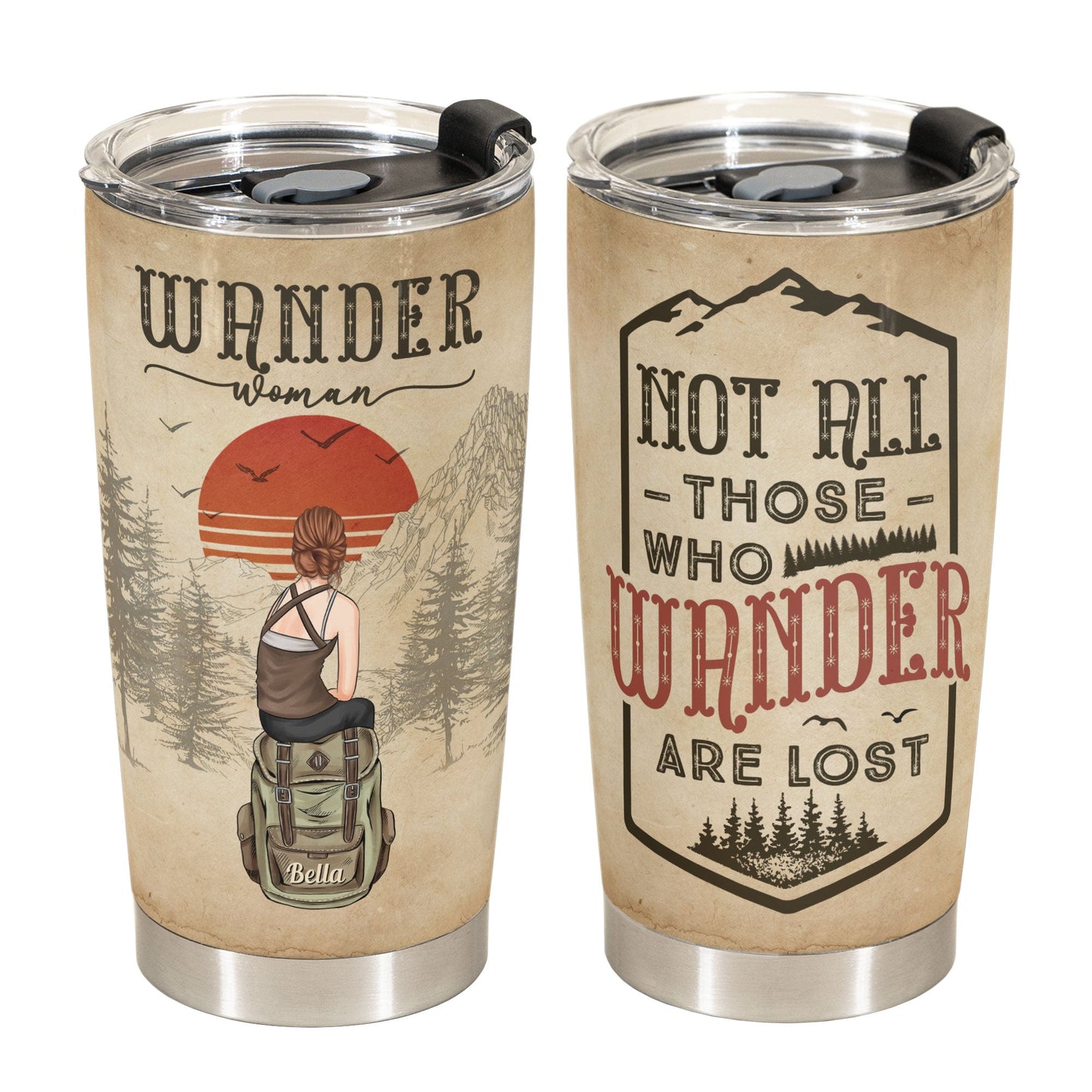 Wander Woman - Personalized Tumbler Cup