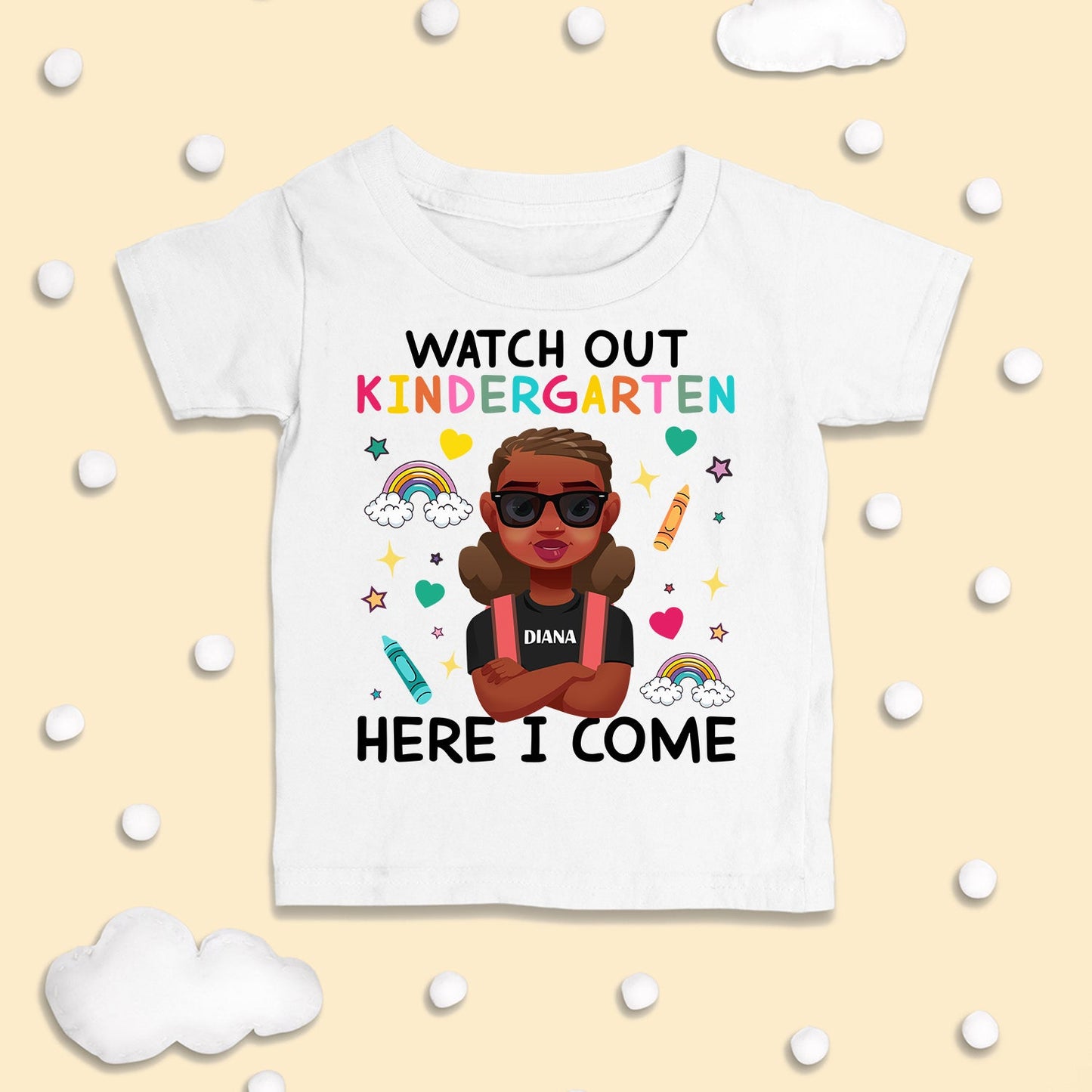 Watch Out Kindergarten Here I Come! - Personalized Shirt
