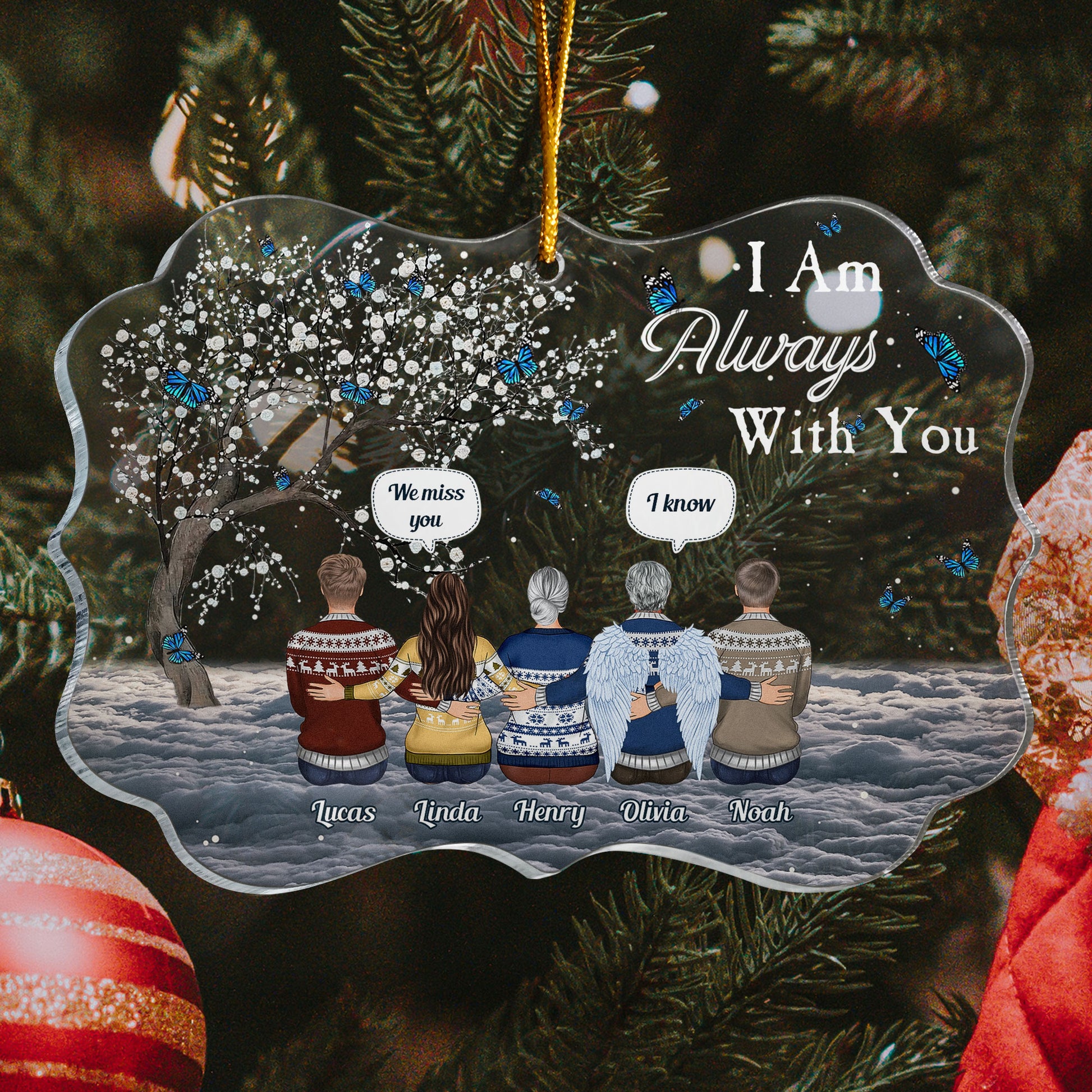 All I Want For Christmas Is You - Personalized Ceramic Ornament - Chri –  Macorner