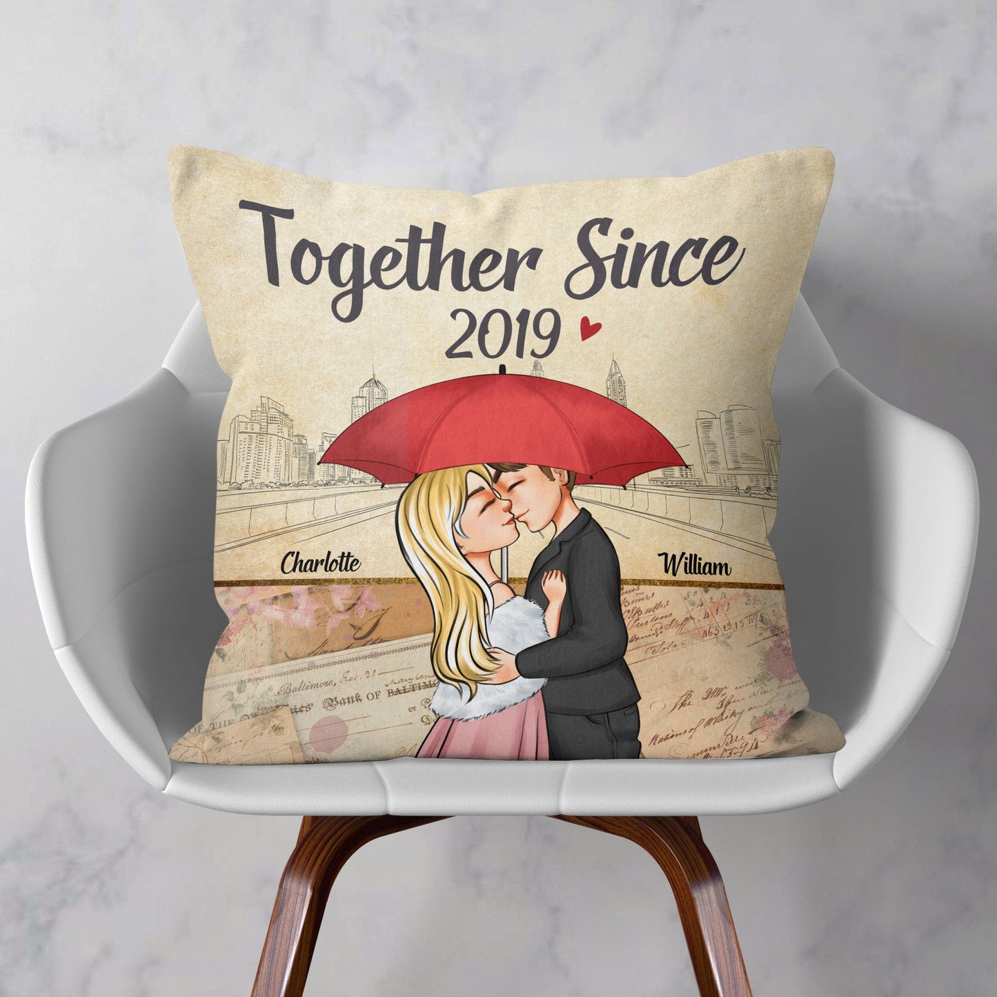 We Are Together - Personalized Pillow (Insert Included)