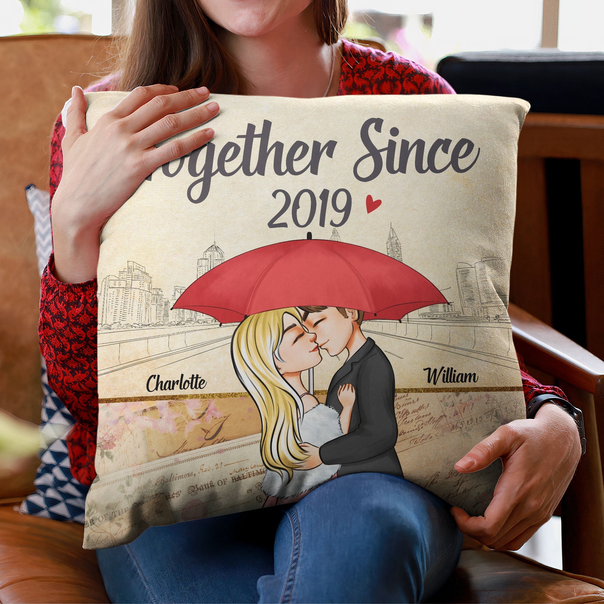 Personalised 2024 boyfriend pillow