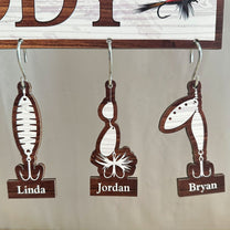 We Hooked The Best Daddy - Personalized Wood Sign