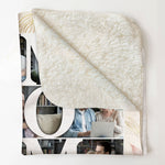 We Love You Mommy - Personalized Photo Blanket - Snuggle Blanket Mother's Day Gift For Mom, Gift From Children