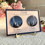 We Love You More Than All The Stars In The Sky - Personalized 2 Layers Wooden Plaque
