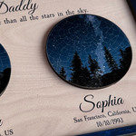 We Love You More Than All The Stars In The Sky - Personalized 2 Layers Wooden Plaque