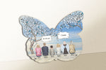 We Miss You, I Know - Personalized Butterfly Shaped Metal Sign