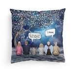 We Miss You More Than Anything - Personalized Memory Pillow (Insert Included) - Memorial Gift For Family, Remembrance, Grief Gift, Sympathy Gift
