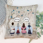We Miss You - Personalized Memory Pillow (Insert Included) - Anniversary, Memorial Gift For Family & Friends