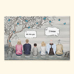 We Miss You - Personalized Poster/Wrapped Canvas - Memorial Gift For Family, Remembrance, Grief Gift, Sympathy Gift