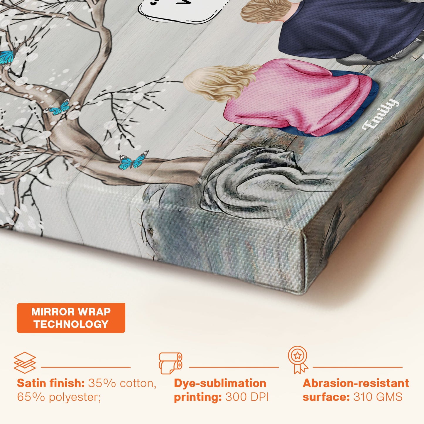 We Miss You - Personalized Poster/Wrapped Canvas - Memorial Gift For Family, Remembrance, Grief Gift, Sympathy Gift