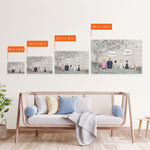 We Miss You - Personalized Poster/Wrapped Canvas - Memorial Gift For Family, Remembrance, Grief Gift, Sympathy Gift