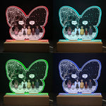We Miss You - Personalized Printed Night Light - Memorial Gift For Family Members, Mom, Dad, Siblings