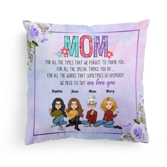 We Need To Say We Love You - Personalized Pillow