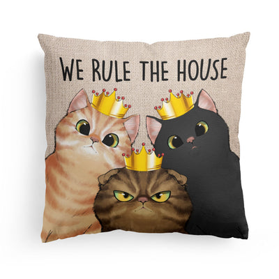 We Rule The House - Personalized Pillow (Insert Included)