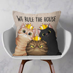 We Rule The House - Personalized Pillow (Insert Included)