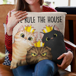We Rule The House - Personalized Pillow (Insert Included)