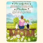 We Will Always Be By Your Side & In Your Dreams - Personalized Blanket - Birthday, Memorial, Sympathetic Gift For Dog & Cat Lover, Pet Loss Owners, Pet Mom