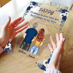 We Will Always Be Your Little Boys & Girls - Personalized Acrylic Plaque - Fathers Day Gift For Dad, Papa, Father