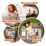 We Love And Appreciate You Always - Personalized Blanket - Christmas Birthday Gift For Dad, Gift From Sons And Daughters