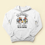 We're Drunks, We Go Camping - Personalized Shirt - Gift For Camper, Camping Lover, Friends