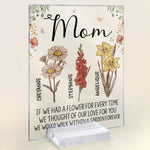 We'd Walk Within A Garden Forever - Personalized Acrylic Plaque