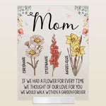 We'd Walk Within A Garden Forever - Personalized Acrylic Plaque